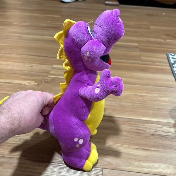 Duke Purple and Yellow Dragon Plush Doll - Picture 2 of 2
